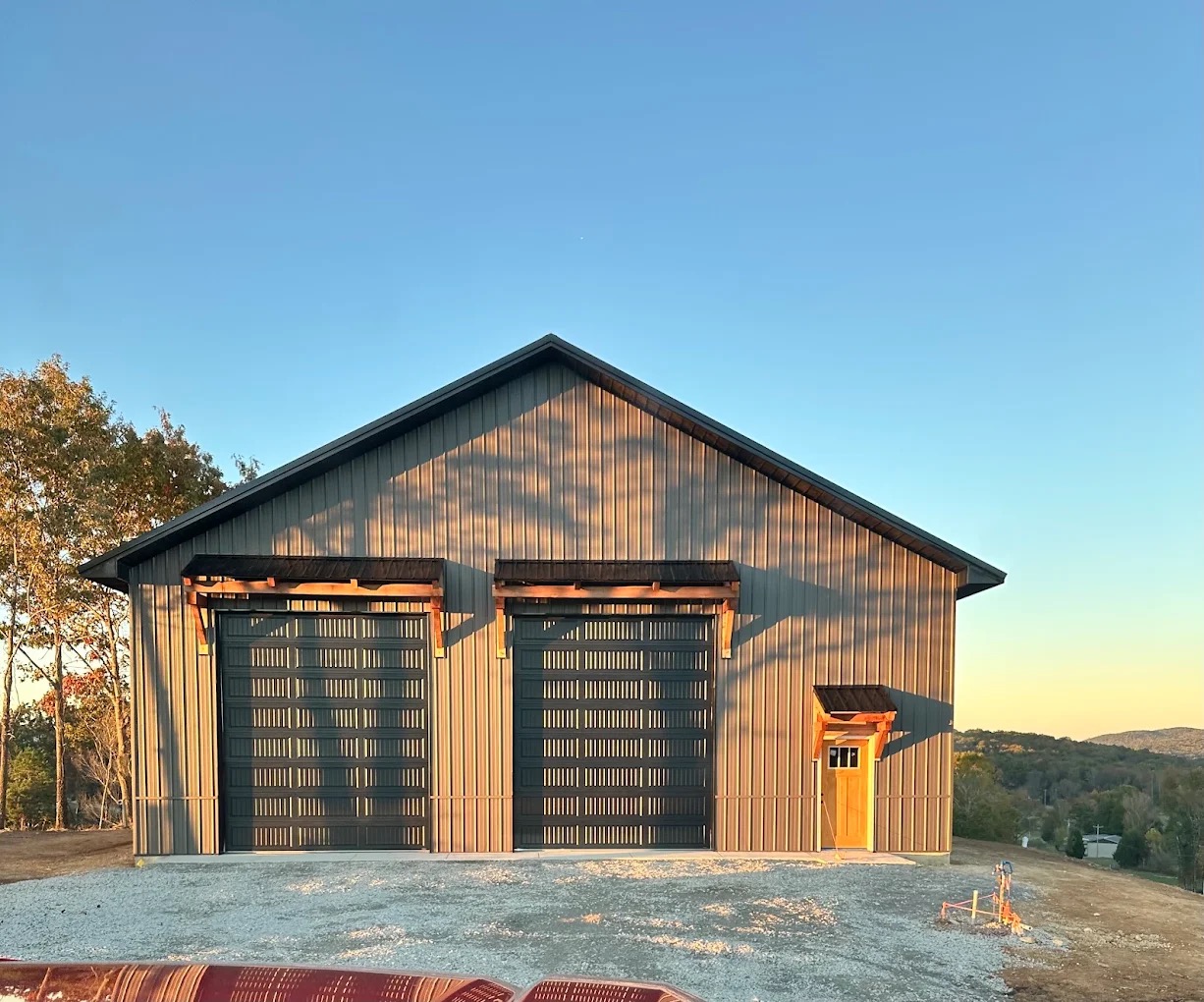 Detached garage and shop built by TruBuild in Middle Tennessee