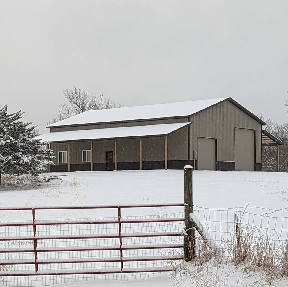 Finished residential new home build in Tennessee