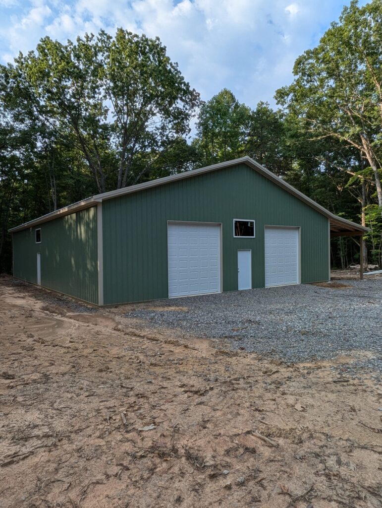 Commercial Steel Building used as a Garage